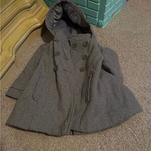 Old Navy Kids Charcoal Pea Coat